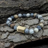 Saturnus - Picasso Jaspis kralen armband