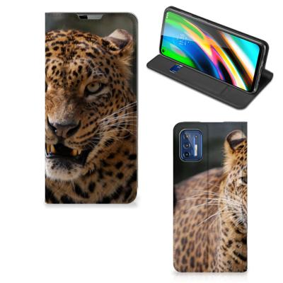Motorola Moto G9 Plus | Hoesje maken | Luipaard
