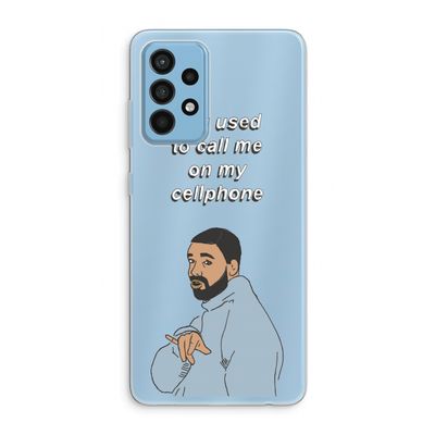 Hotline bling: Samsung Galaxy A52 Transparant Hoesje