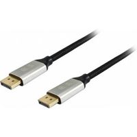 Equip 119265 DisplayPort kabel 5 m Aluminium, Zwart