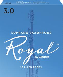 D&apos;Addario Woodwinds RIB1030 Rico Royal rieten voor sopraansax nr 3 (10 stuks)