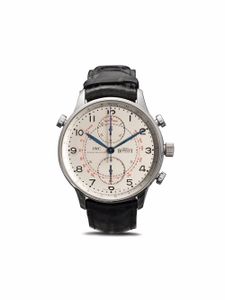 IWC Schaffhausen montre chronographe Rattrapante 41 mm pre-owned - Tons neutres