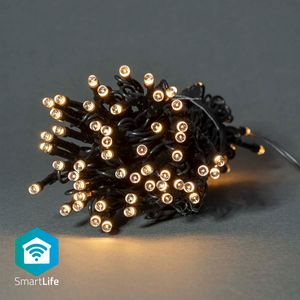 Nedis SmartLife Decoratieve LED | Wi-Fi | 50 LED&apos;s | 5 m | 1 stuks - WIFILX01W50 WIFILX01W50