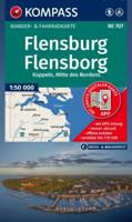 Wandelkaart 707 Flensburg/Flensborg | Kompass Wandelkaart 707 Flensburg/Flensborg | Kompass