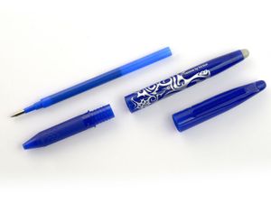 Rollerpen PILOT Frixion BL-FR7 0.35mm + 3 vullingen zwart