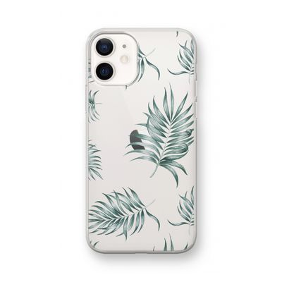 Simple leaves: iPhone 12 mini Transparant Hoesje