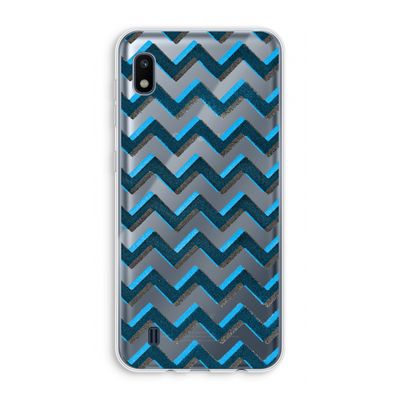 Onderbroken lijn: Samsung Galaxy A10 Transparant Hoesje