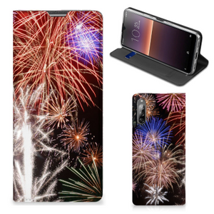 Sony Xperia L4 Hippe Standcase Vuurwerk