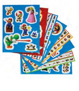 Kids Licensing Super Mario Sticker Set