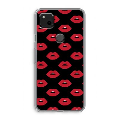 Lips: Google Pixel 4a Transparant Hoesje