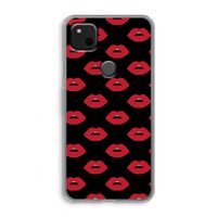 Lips: Google Pixel 4a Transparant Hoesje
