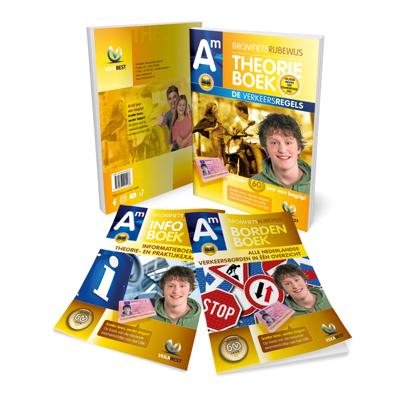 Scooter Theorieboek 2025 met CBR Infoboek en Bordenboek