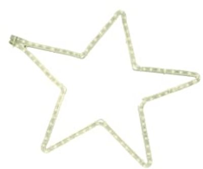 Twinklestar 5 punten 60x57cm 2400K warmwit licht koppelbaar Prosystem 230V