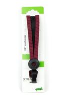 Qibbel Widek triobinder eye met haak 24+2x12mm zwart/bordeaux