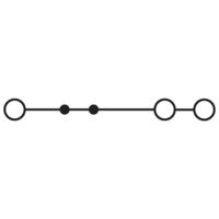 Phoenix Contact 3211859 Doorgangsklem 6.2 mm Spanveer Grijs 50 stuk(s)