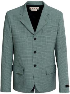 Marni blazer à simple boutonnage - Vert