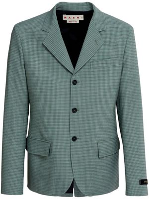 Marni blazer à simple boutonnage - Vert