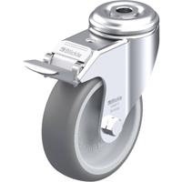 Blickle LKRA-TPA 101G-FI Zwenkwiel met rem Wieldiameter: 100 mm Draagvermogen (max.): 110 kg 1 stuk(s)