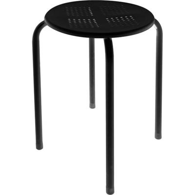 Perel Kruk stool Zwart FP135B