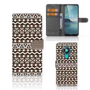 Nokia 3.4 Telefoon Hoesje Aztec Brown