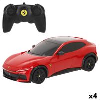 Politiewagen op Afstandsbediening Ferrari (4 Stuks)