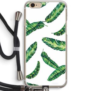 Lange bladeren: iPhone 6 / 6S Transparant Hoesje met koord