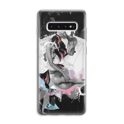 Camouflage de sommeil: Samsung Galaxy S10 4G Transparant Hoesje
