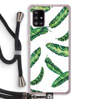 Lange bladeren: Samsung Galaxy A51 5G Transparant Hoesje met koord
