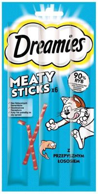 DREAMIES Meaty Sticks Salmon - Kattensnoepje - 30 g
