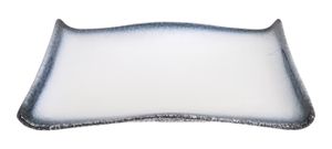 Rechthoekig Bord Grijs/Wit - Tajimi - 30 x 22.2 x 2cm