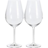 Wijnglazen - 8x - kristal glas - groot - 520 ml