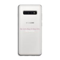 gij beslist: Samsung Galaxy S10 4G Transparant Hoesje gij beslist: Samsung Galaxy S10 4G Transparant Hoesje