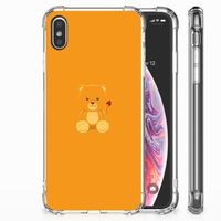 Apple iPhone Xs Max Stevig Bumper Hoesje Baby Beer - thumbnail