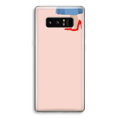 High heels: Samsung Galaxy Note 8 Transparant Hoesje