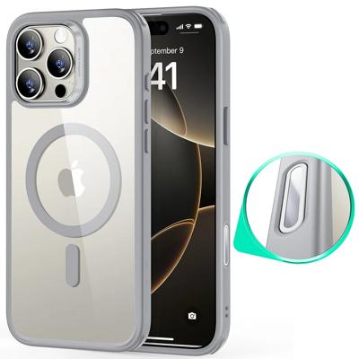 iPhone 16 Pro Max HaloLock Classic Hybrid Case (Camera Control) - Clear Grey iPhone 16 Pro Max HaloLock Classic Hybrid Case (Camera Control) - Clear Grey