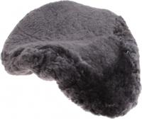 Hulzebos Zadeldekje schapenvacht grijs 28 cm - thumbnail