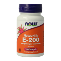 Vitamine E-200 natuurlijke gemengde tocoferolen 100 Softgels