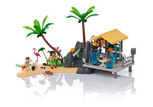 PLAYMOBIL Family Fun - Vakantie-eiland met strandbar 6979