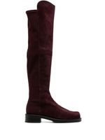 Stuart Weitzman bottines 5050 Bold 40 mm en daim - Violet