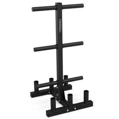Toorx Professional RBV-B6 Verticaal Opbergrek plates en 6 barbbells