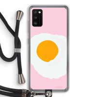 Sunny side up: Samsung Galaxy A41 Transparant Hoesje met koord