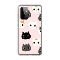 Katten: Samsung Galaxy A72 Transparant Hoesje