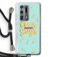Always fries: Huawei P40 Pro Plus Transparant Hoesje met koord