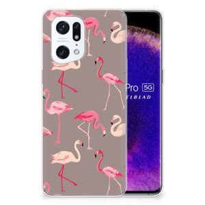 OPPO Find X5 Pro TPU Hoesje Flamingo