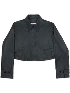 MM6 Maison Margiela trench à coupe crop - Noir