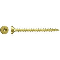 Fischer 551127 Spaanplaatschroef 4 mm 30 mm Kruiskop Pozidriv Galvanisch verzinkt 1000 stuk(s)
