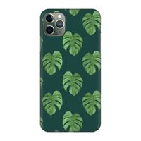 Monstera leaves: Volledig geprint iPhone 11 Pro Max Hoesje