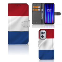 OnePlus Nord CE 2 Bookstyle Case Nederlandse Vlag - thumbnail