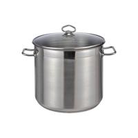 HI Soeppan - 15 liter - met glazendeksel - RVS - zilver - 28 x 25 cm - Koken - Alle warmtebronnen