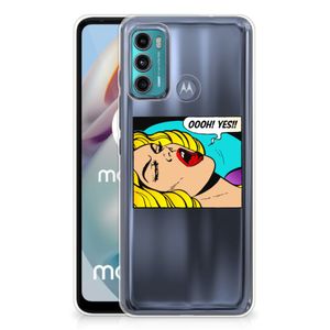 Motorola Moto G60 Silicone Back Cover Popart Oh Yes